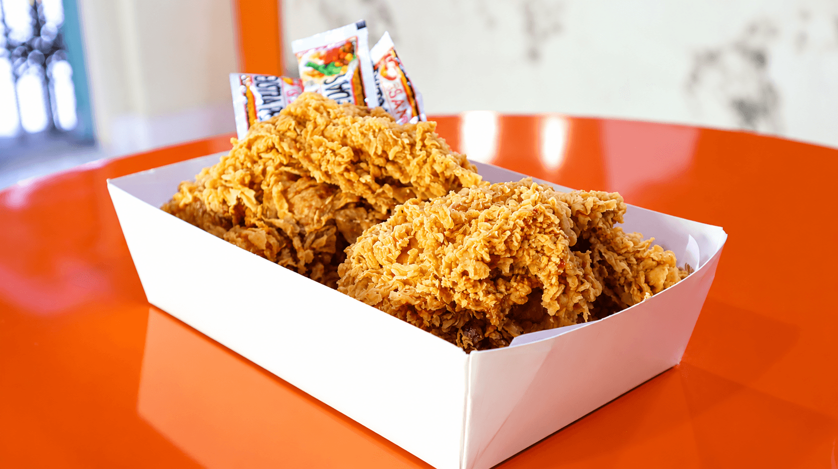 Jumbo Chicken & Ice Cream